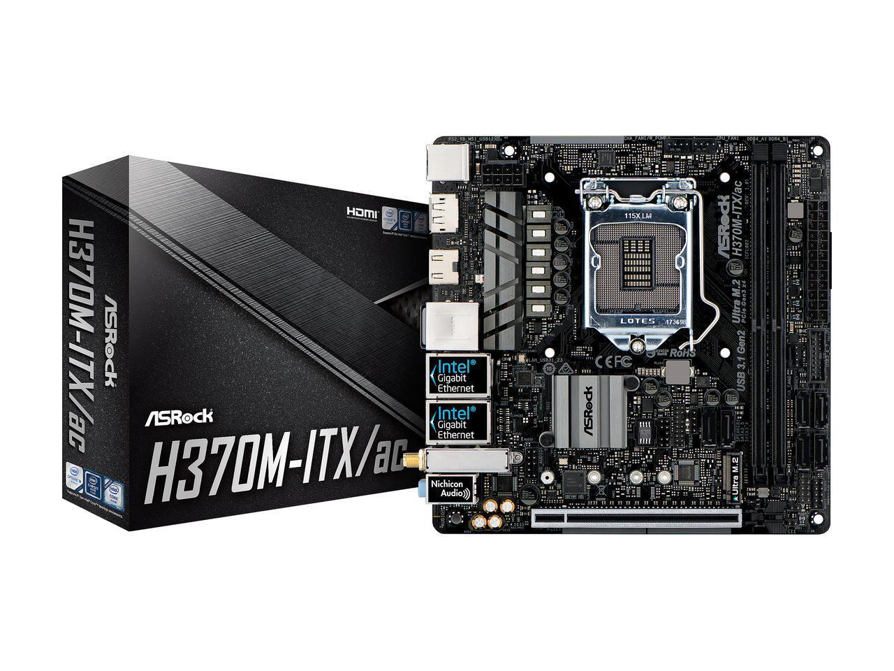 Płyta główna ASrock H370M-ITX/AC