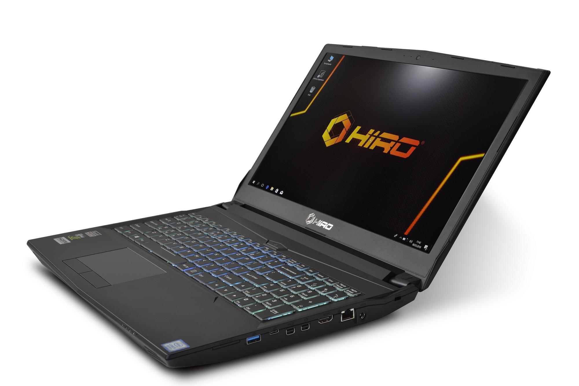 HIRO 957 H37 15,6" Intel® Core™ i7-8700 8GB RAM  1TB+250GB Dysk SSD  GTX1060 Grafika