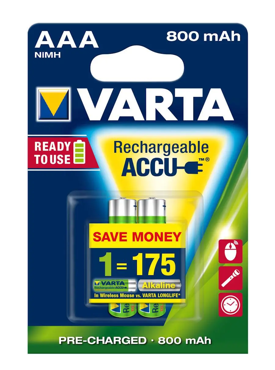 Akumulatorki VARTA Rechargeable ACCU AAA 800mAh 2szt.
