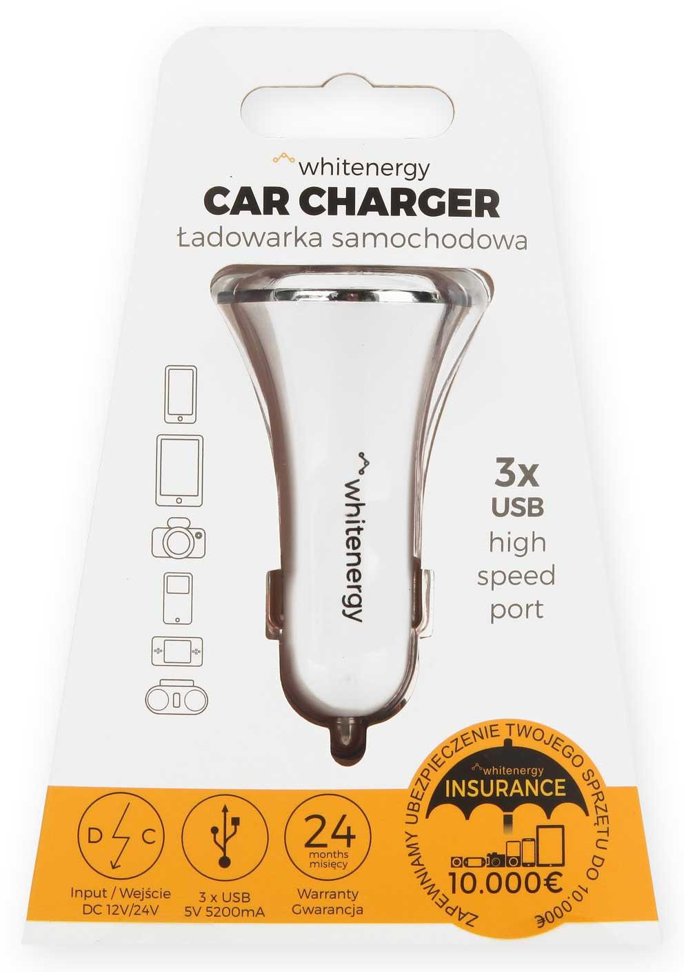 Ładowarka samochodowa Whitenergy 10426