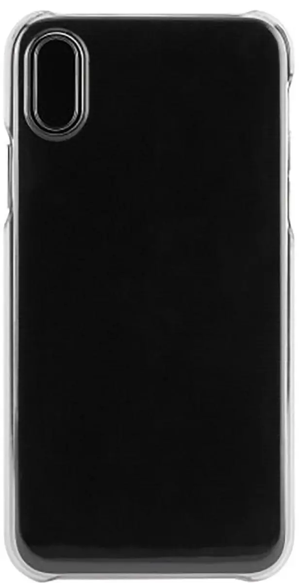 Etui Xqisit iPlate Glossy do iPhone X Przezroczysty