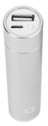Powerbank Xqisit 1xUSB 2600 mAh (srebrny)