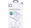 Powerbank Xqisit Lightning/micro USB 3000 mAh (srebrny)