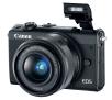 Canon EOS M100 (czarny) + EF-M 15-45mm + 22mm