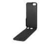 Xqisit Flip Cover iPhone 5/5S/SE (czarny)