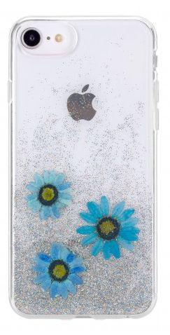 Flavr iPlate Real Flower Julia iPhone 6/6s/7/8 (niebieski)