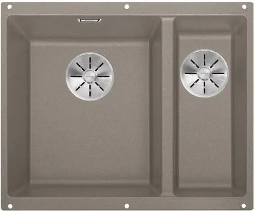 Zlewozmywak Blanco SUBLINE 340/160-U 523556 Komora z lewej strony Granitowy Tartufo