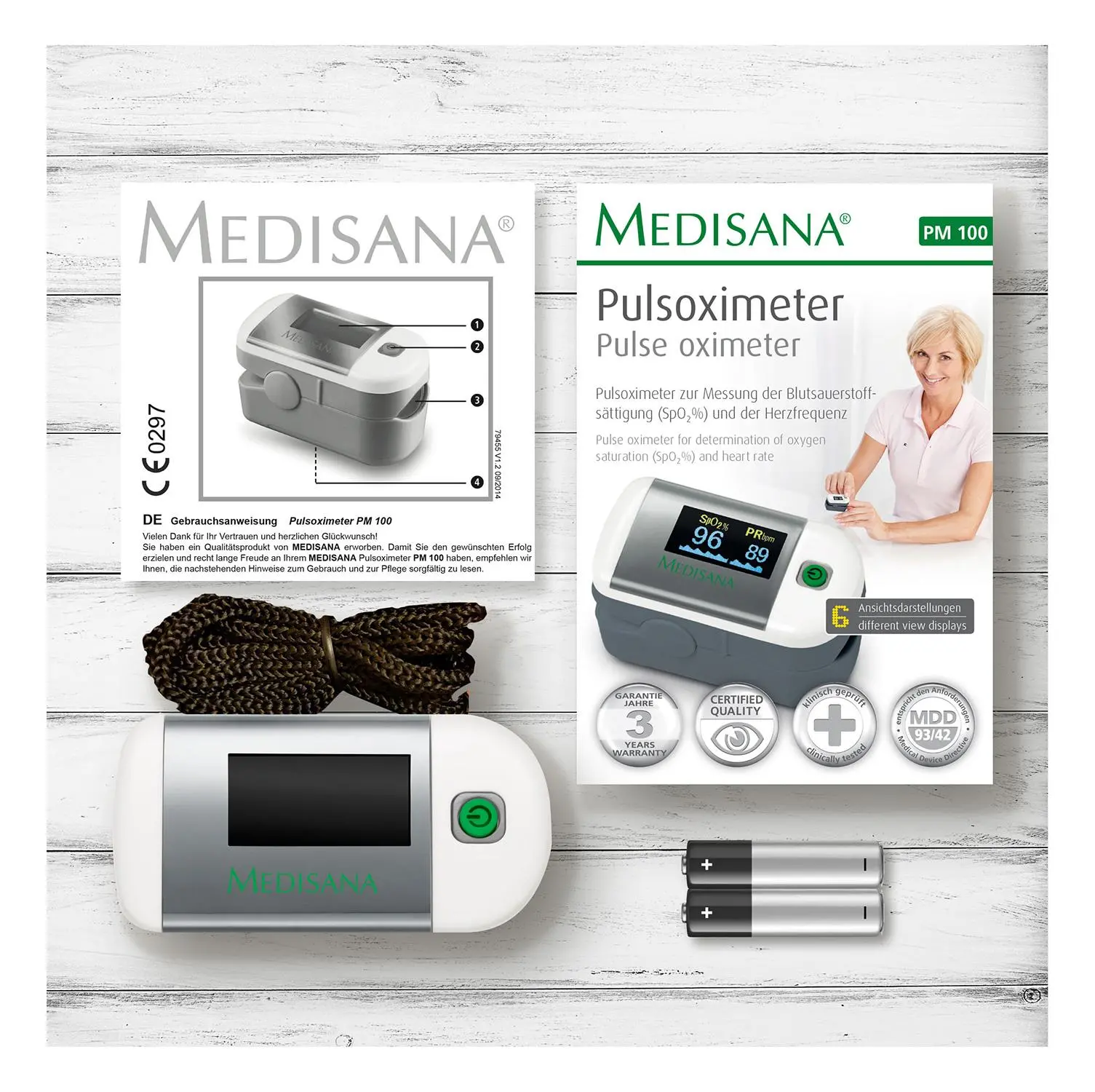 Pulsoksymetr Medisana PM 100