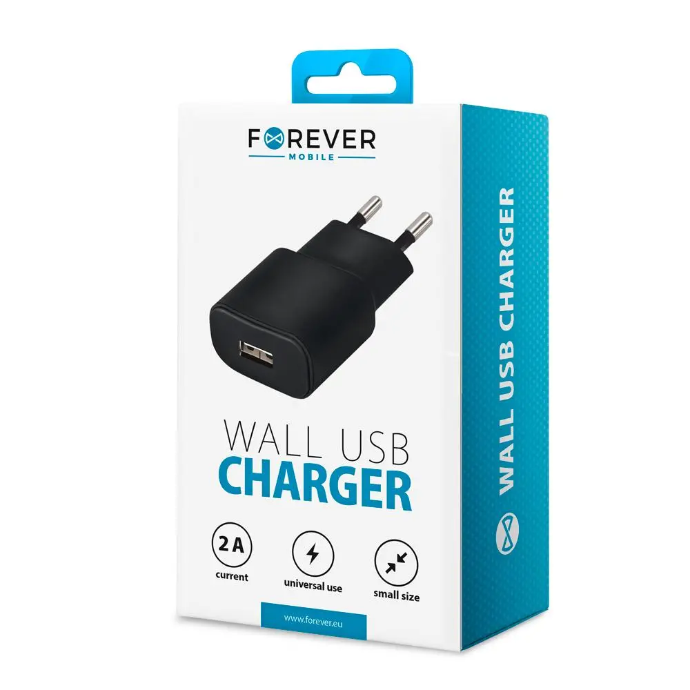 Ładowarka sieciowa Forever TC-01 GSM032672 Czarny