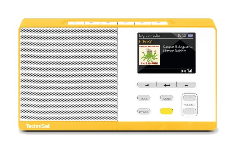 Radioodbiornik TechniSat DigitRadio Kira 1 (żólto-biały)