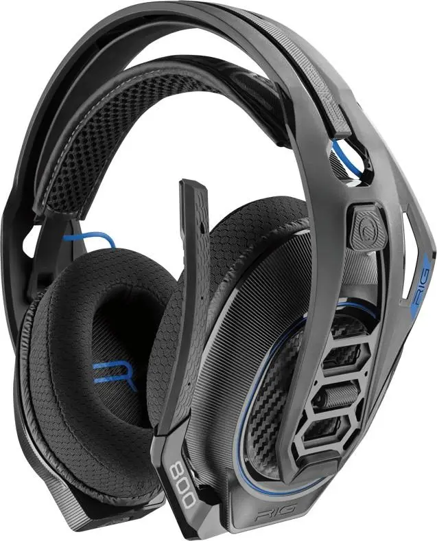 Słuchawki przewodowe z mikrofonem Plantronics RIG 800HS Nauszne Czarno-niebieski