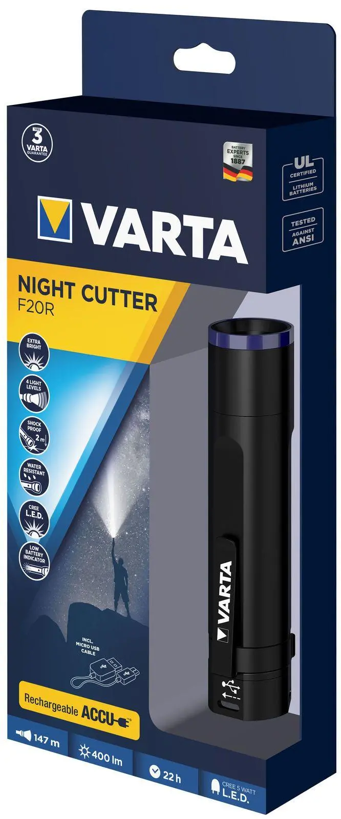 Latarka VARTA Night Cutter F20R