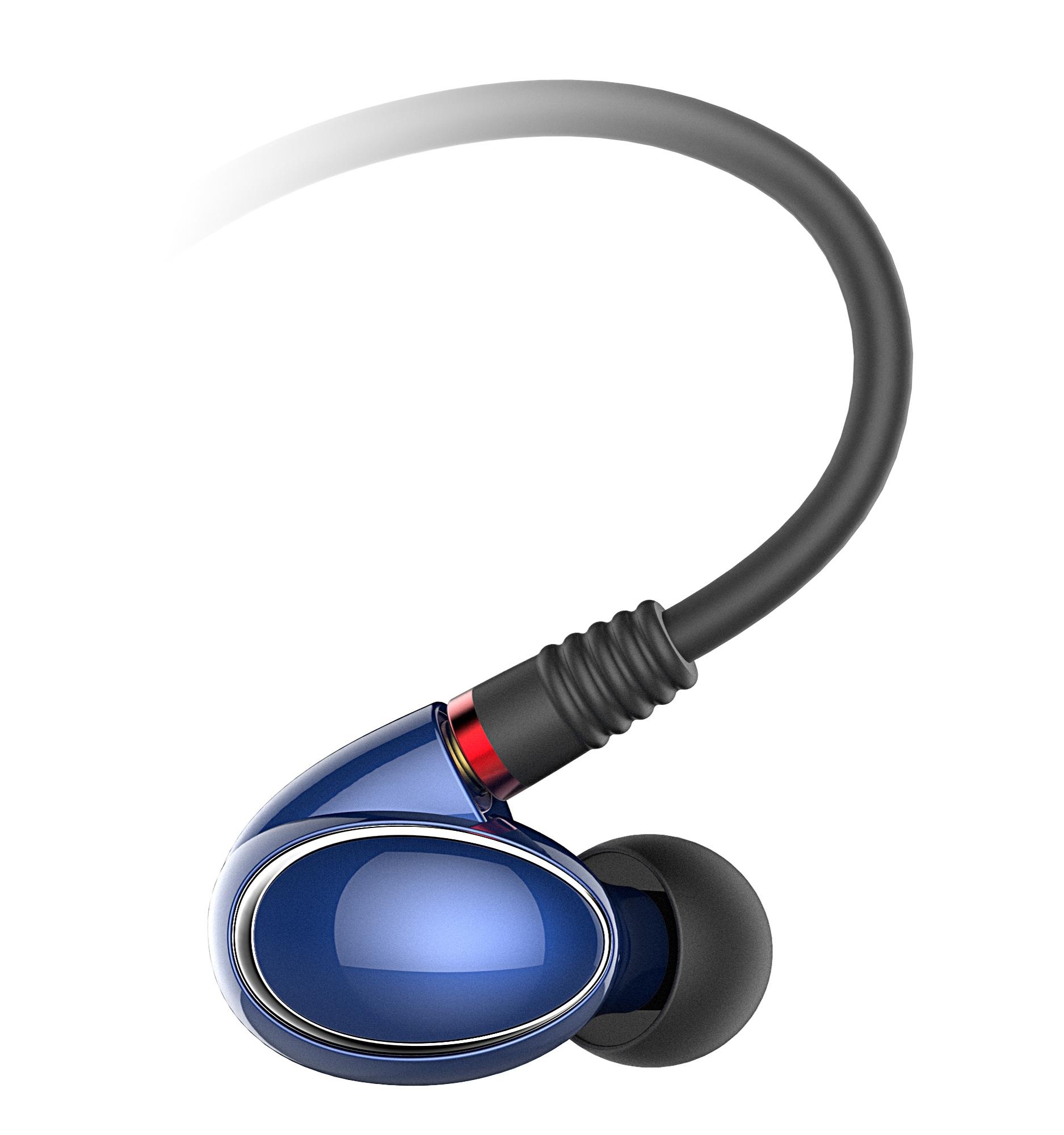 Słuchawki przewodowe FiiO FH1 (niebieski)