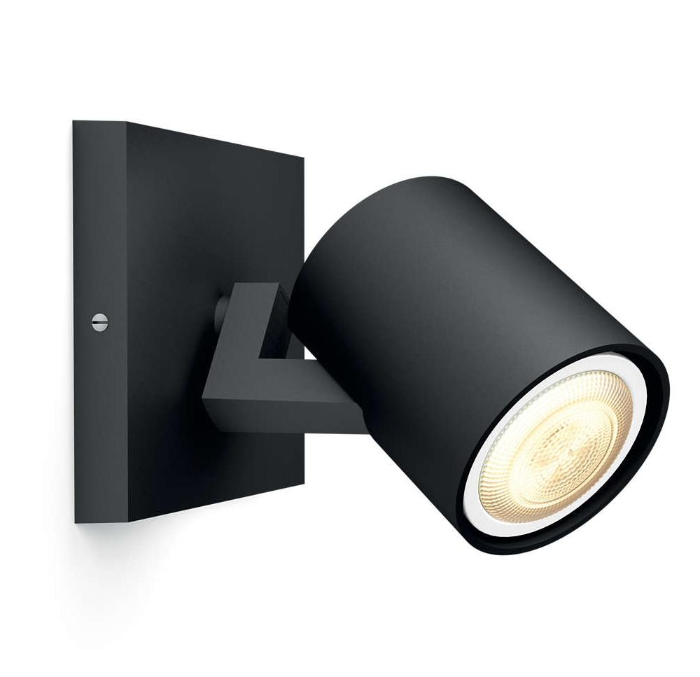 Philips Runner Hue Single Spot Black 53090/30/P8