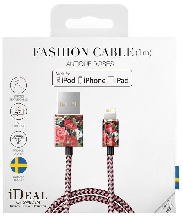 Kabel Ideal Antique Roses Lightning-USB