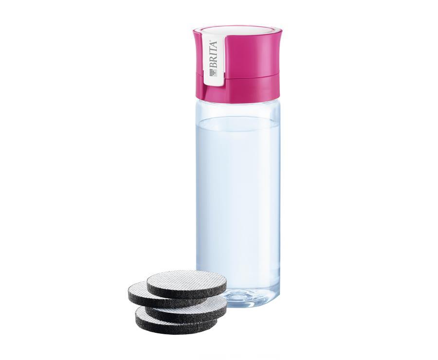 Brita fill&go vital ( różowa ) + 4 wkłady