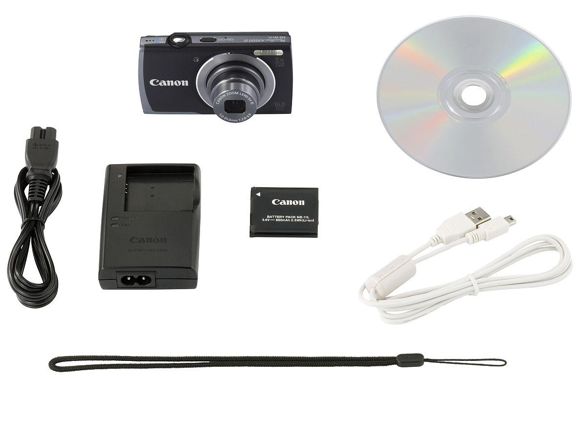 【キヤノン】Canon Powershot A3500 IS 本体付属品 Canon PowerShot A3500 IS (czarny), Aparat cyfrowy - cena i