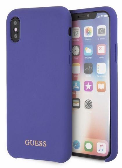 Guess GUHCPXLSGLUV iPhone X (fioletowy)