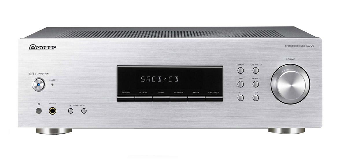 Amplituner Pioneer SX-20 (srebrny)