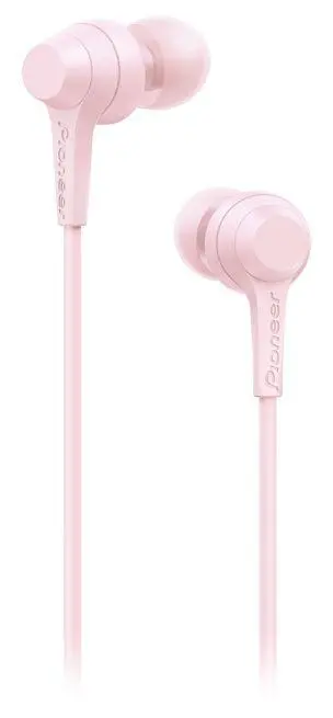 Słuchawki przewodowe Pioneer SE-C1T-P Dokanałowe Mikrofon Różowy