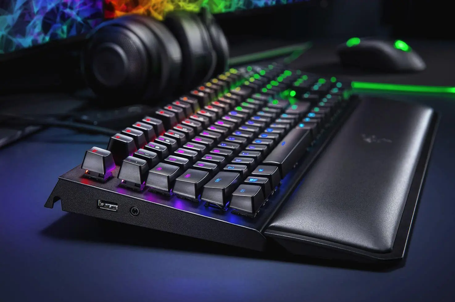 Klawiatura mechaniczna Razer BlackWidow Elite Green Switch Czarny