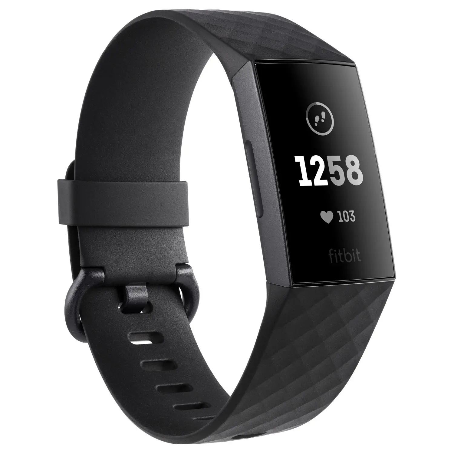 Smartwatch Fitbit by Google Charge 3 Czarno-grafitowy