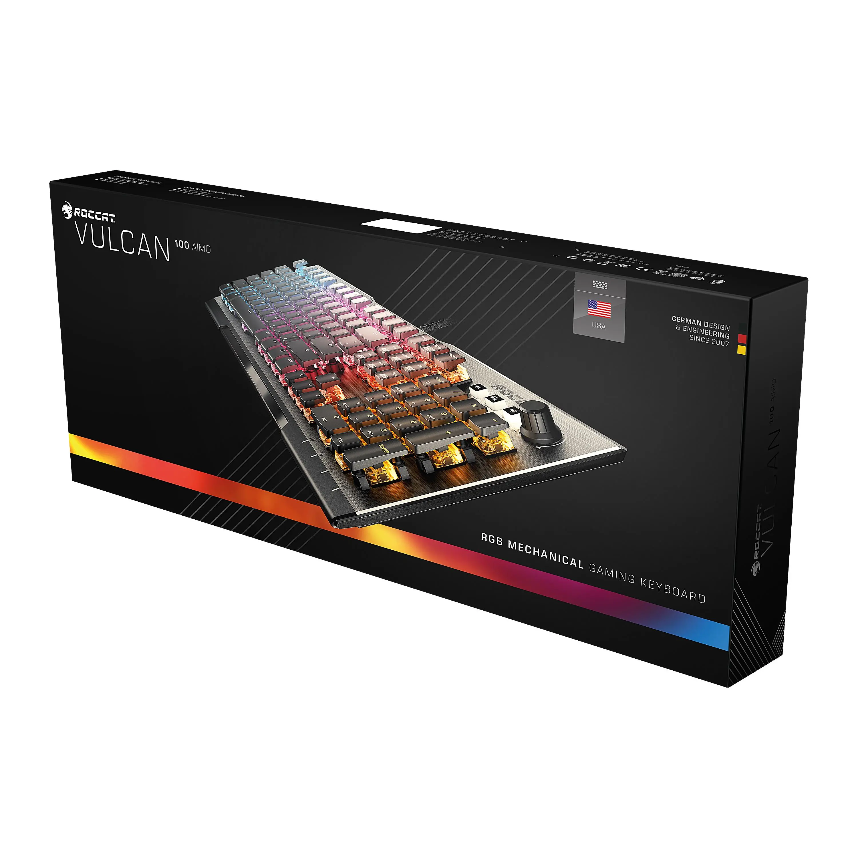 Klawiatura mechaniczna Roccat Vulcan 100 AIMO Czarny