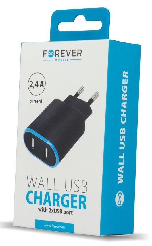 Ładowarka sieciowa Forever TC-03 GSM034045 (czarny)