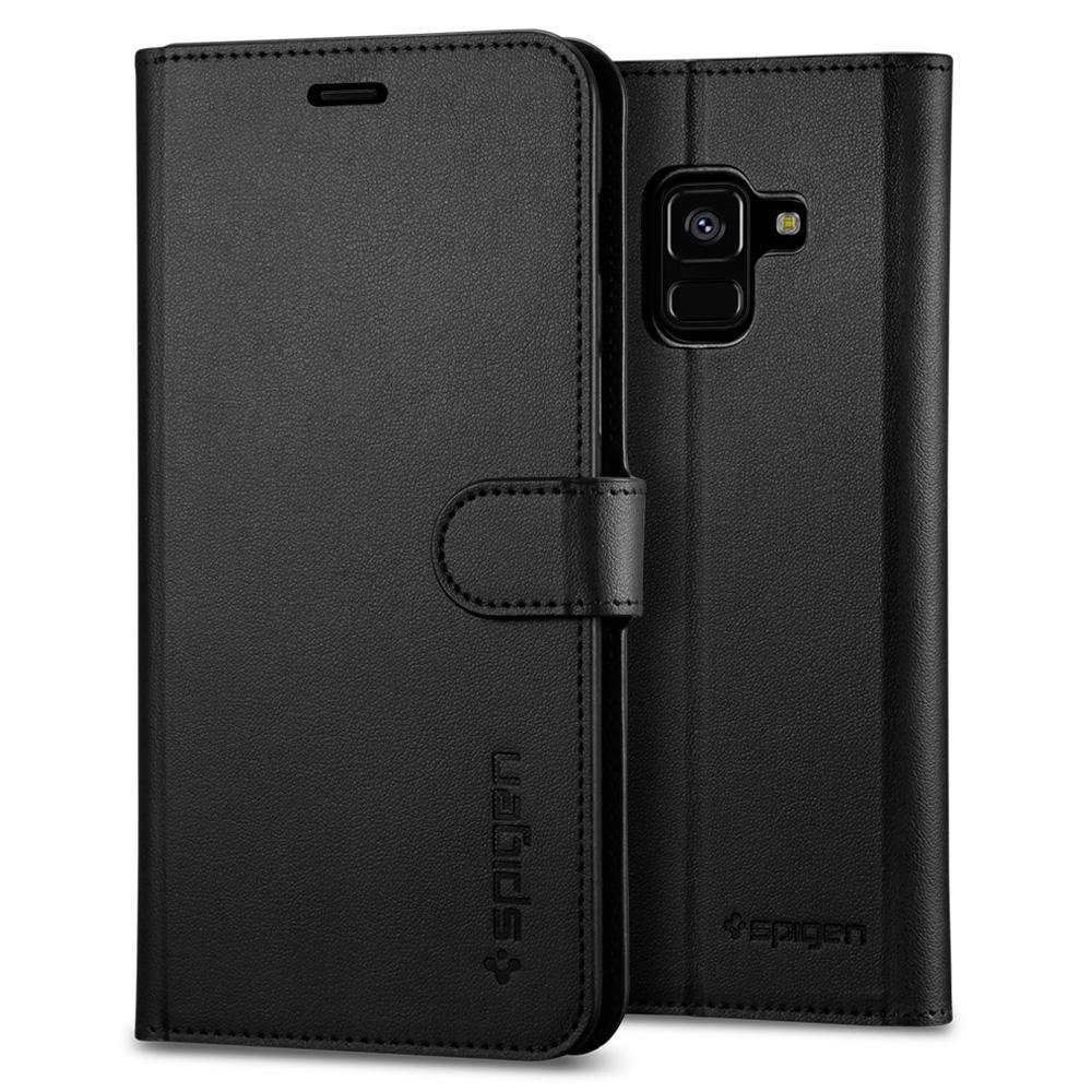 Etui Spigen Wallet S 590CS22756 Samsung Galaxy A8 2018 (czarny)