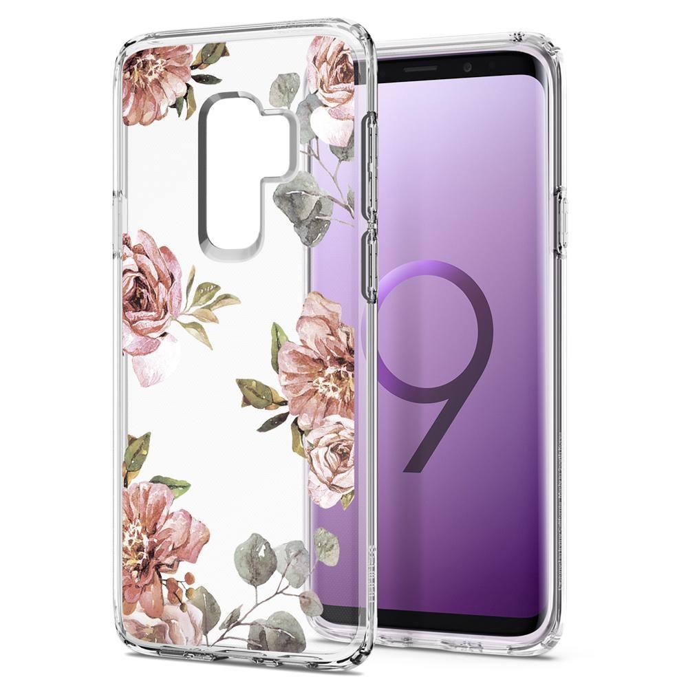 Etui Spigen Liquid Crystal Blossom 593CS22916 do Samsung Galaxy S9+ Flower