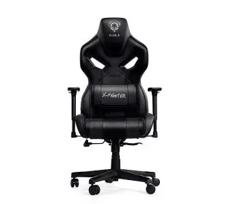 Fotel Diablo Chairs X-Fighter Normal Size Gamingowy do 150kg Skóra ECO Czarny