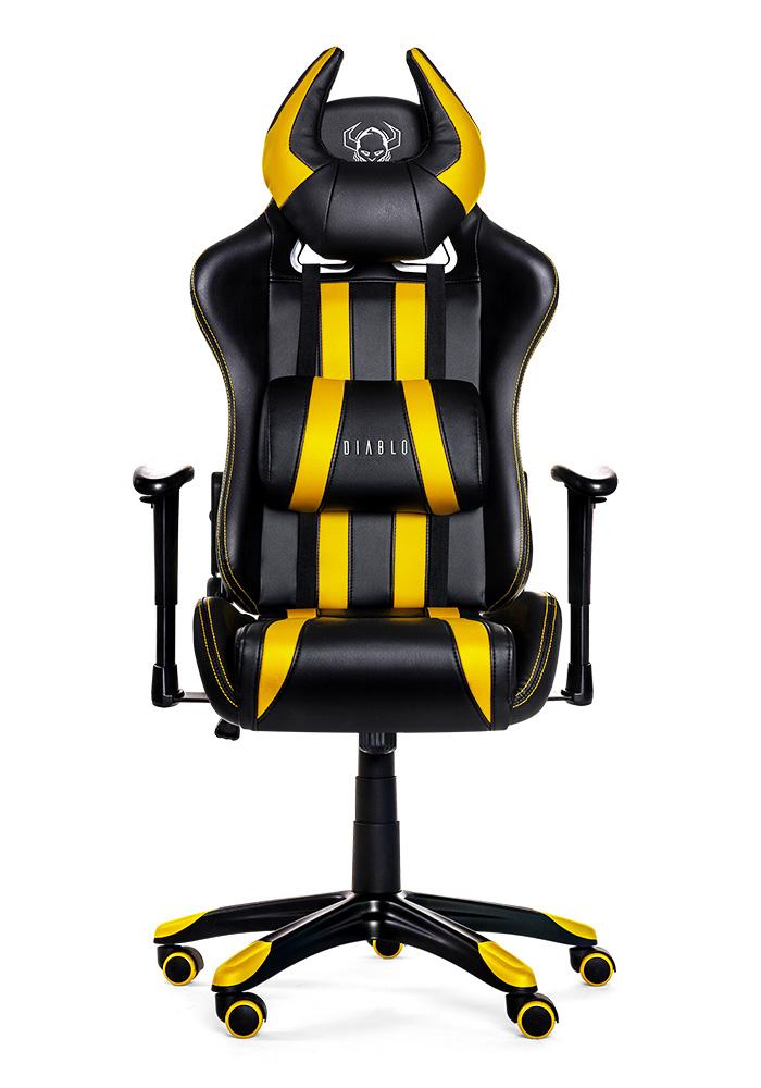 Fotel Diablo Chairs X-One Horn (czarno-żółty)