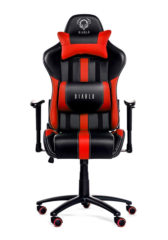 Fotel Diablo Chairs X-Player (czarno-czerwony)