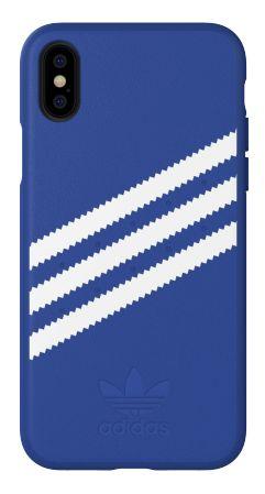 Etui Adidas Moulded Case do iPhone X/Xs (niebieski)