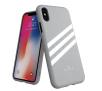 Adidas Moulded Case PU Suede iPhone X/Xs (szary)