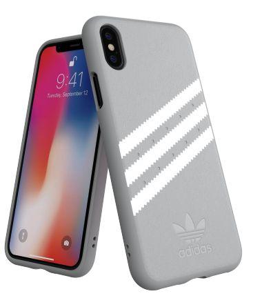 Adidas Moulded Case PU Suede iPhone X/Xs (szary)