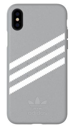 Adidas Moulded Case PU Suede iPhone X/Xs (szary)