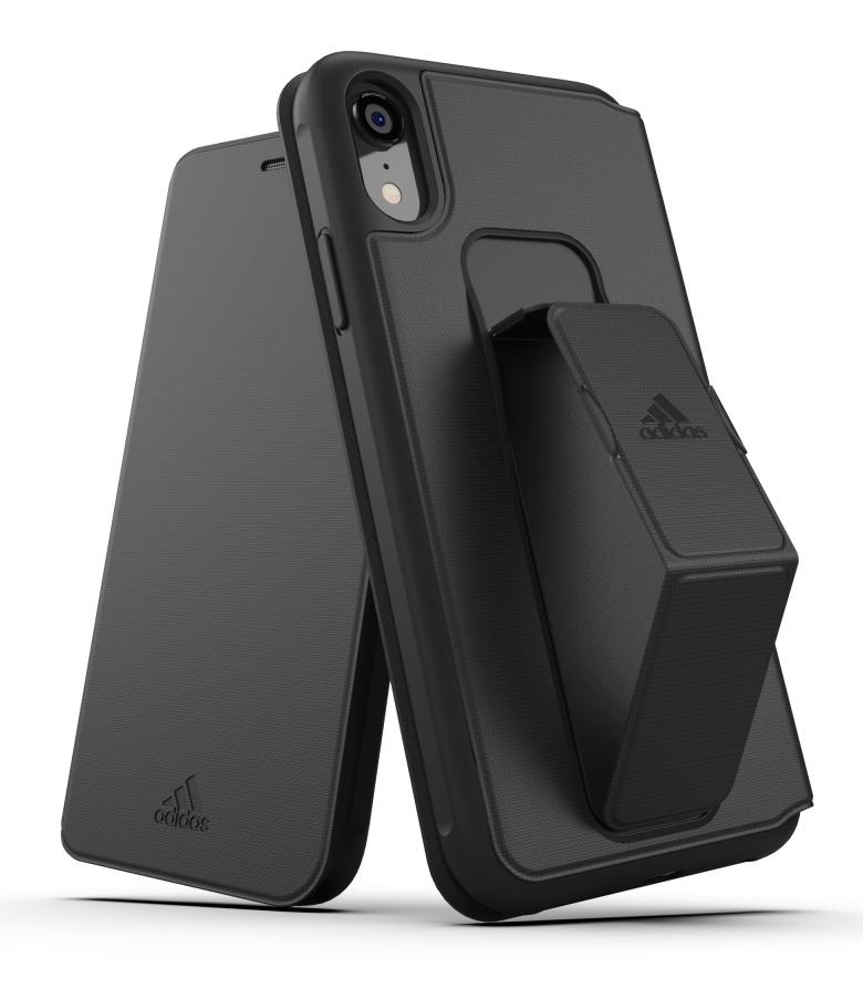 Etui Adidas Folio Grip Case do iPhone Xr (czarny)