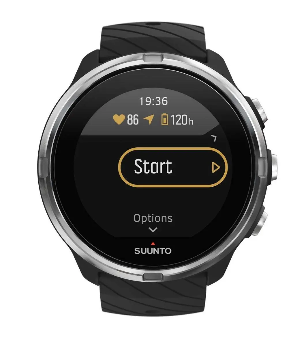 Zegarek sportowy Suunto 9 50mm GPS Czarny