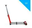 Stojak do kierownicy Wheel Stand Pro V2 Rosso Thrustmaster F458/Spider/T80/T100 /F430 Czerwony