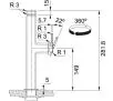 Bateria Franke Centinox Srebrny Stal szlachetna