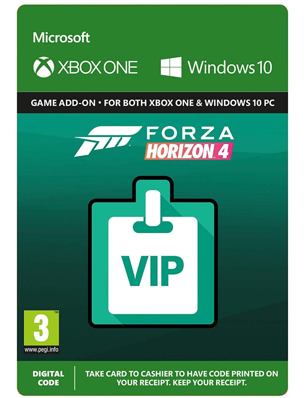 Forza Horizon 4 - VIP DLC [kod aktywacyjny] Xbox One