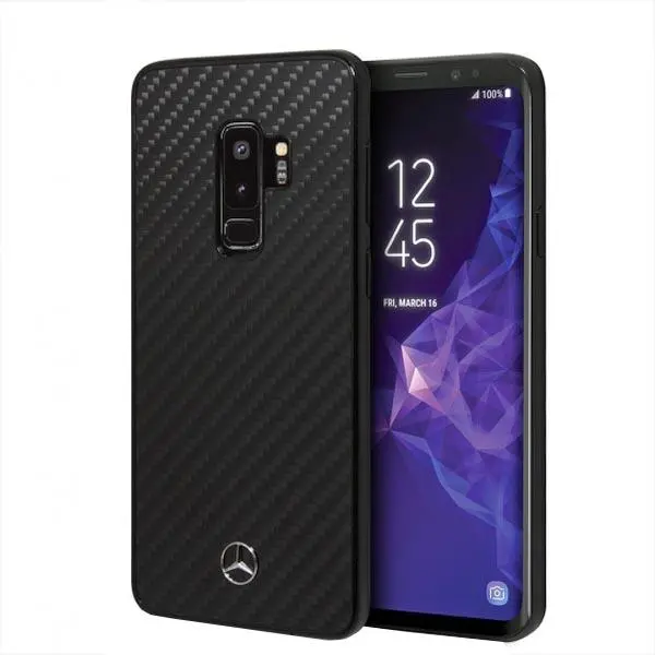 Etui Mercedes-Benz MEHCS9LRCABK do Samsung Galaxy S9+ Czarny