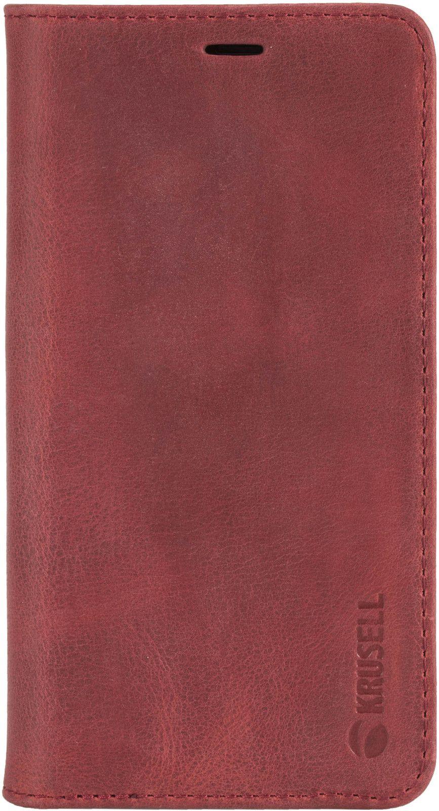 Krusell Sunne 4 Card FolioWallet iPhone X (czerwony)