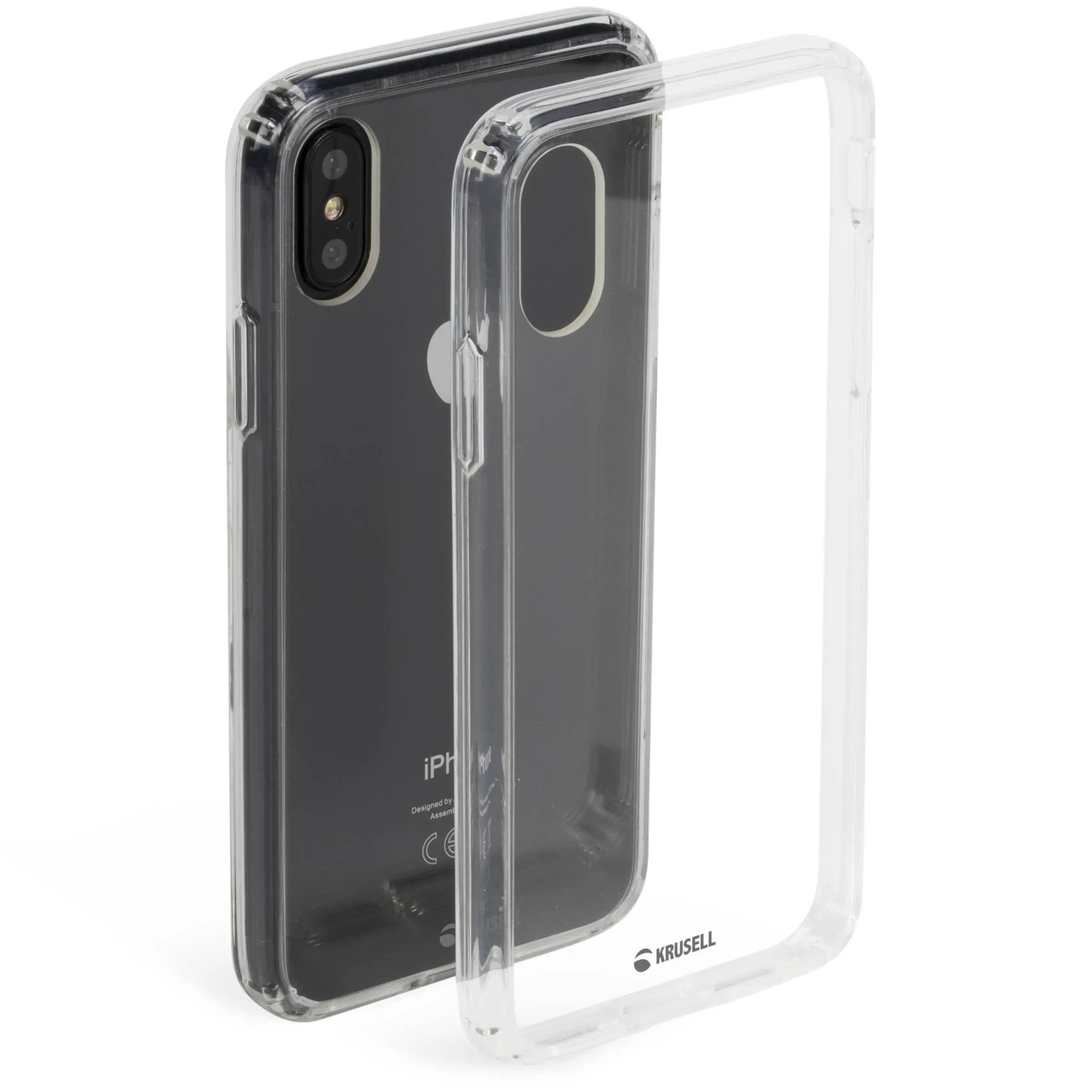 Etui Krusell Kivik Cover do iPhone Xs Max Przeźroczysty