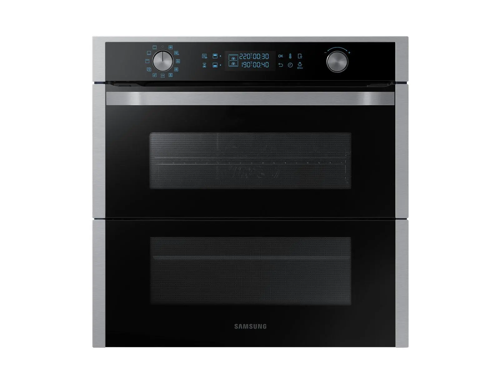 Piekarnik elektryczny Samsung Dual Cook Flex NV75N7677RS Termoobieg Srebrno-czarny