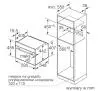 Piekarnik elektryczny Bosch Serie 8 CBG635BS3 Termoobieg Srebrno-czarny