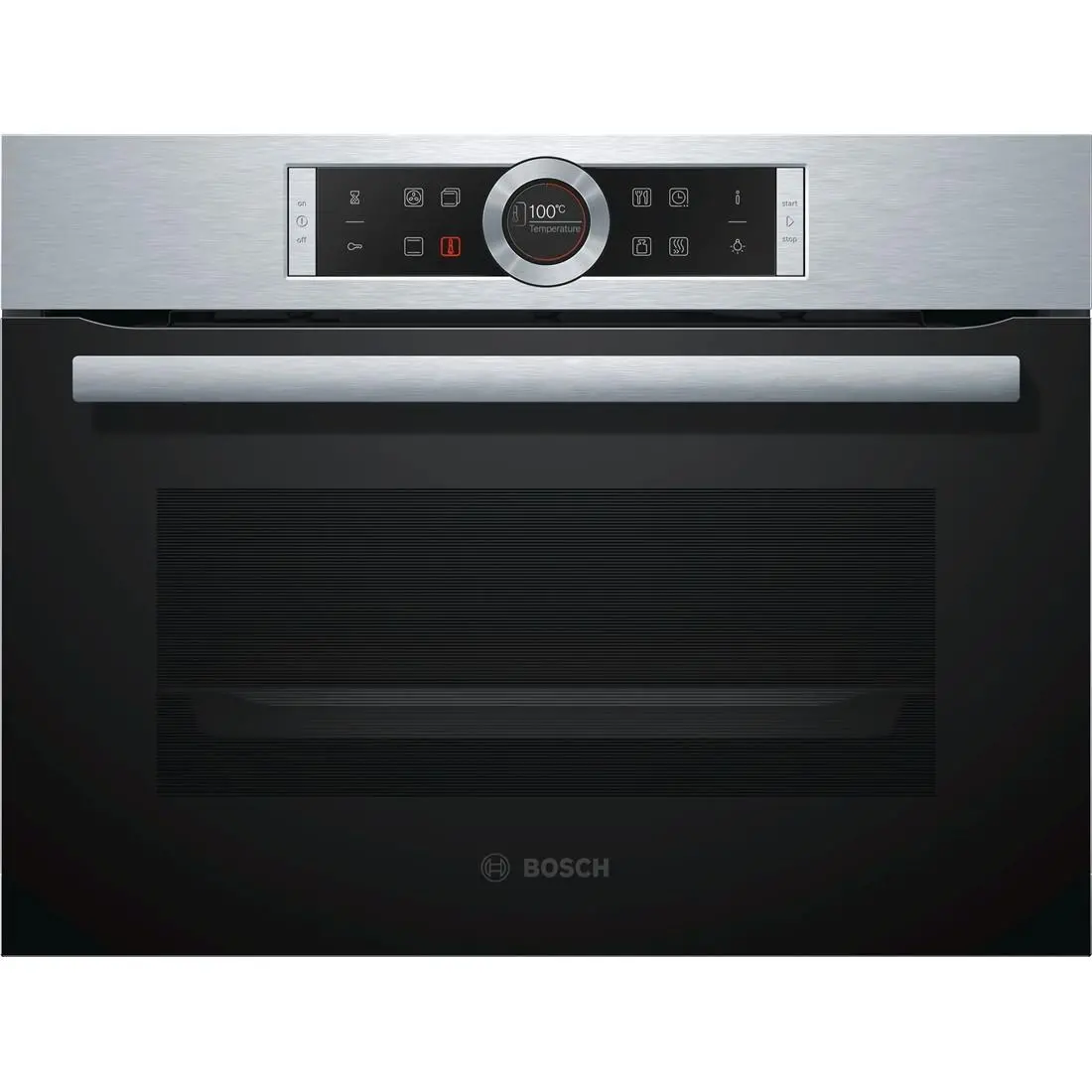 Piekarnik elektryczny Bosch Serie 8 CBG635BS3 Termoobieg Srebrno-czarny