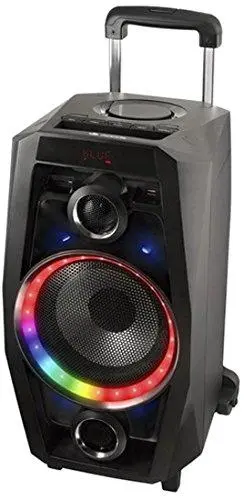 Power Audio NGS Electronic Wild Disco 80W Bluetooth Radio FM Mikrofon Karaoke Czarny