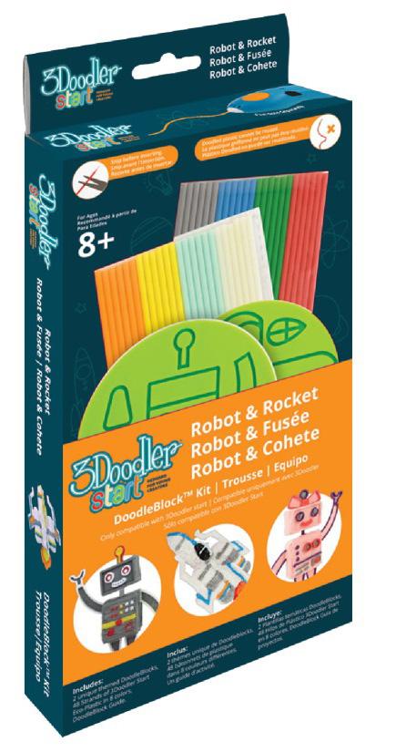 3Doodler DBKRO - szablon kosmos